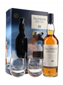 Talisker 10 y.o. + 2 стакана, 0,7 л