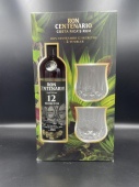 Ron Centenario 12 Years Old 0,7л with Glasses