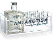 Godet, "Antarctica" Icy White, gift set with six glasses, 0,5 л