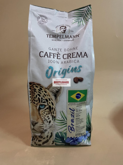 Кава в зернах Tempelmann Origins Brazil 1кг