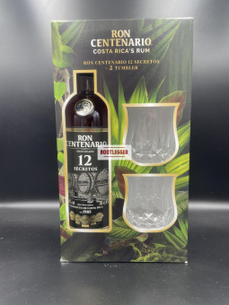 Ron Centenario 12 Years Old 0,7л with Glasses
