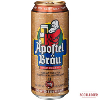 Пиво Apostel Brau светлое фильтрованное 5% 0,5л