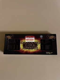 Чёрный шоколад Dolciando Cioccolato extra fondente 500г