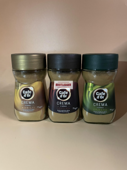 Кава розчинна Cafe d'Or Crema зі смаками 75г
